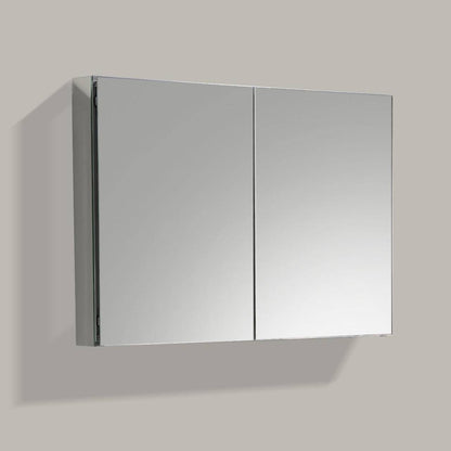 Kube Bath 40" Wide Mirrored Bathroom Medicine Cabinet - Renoz