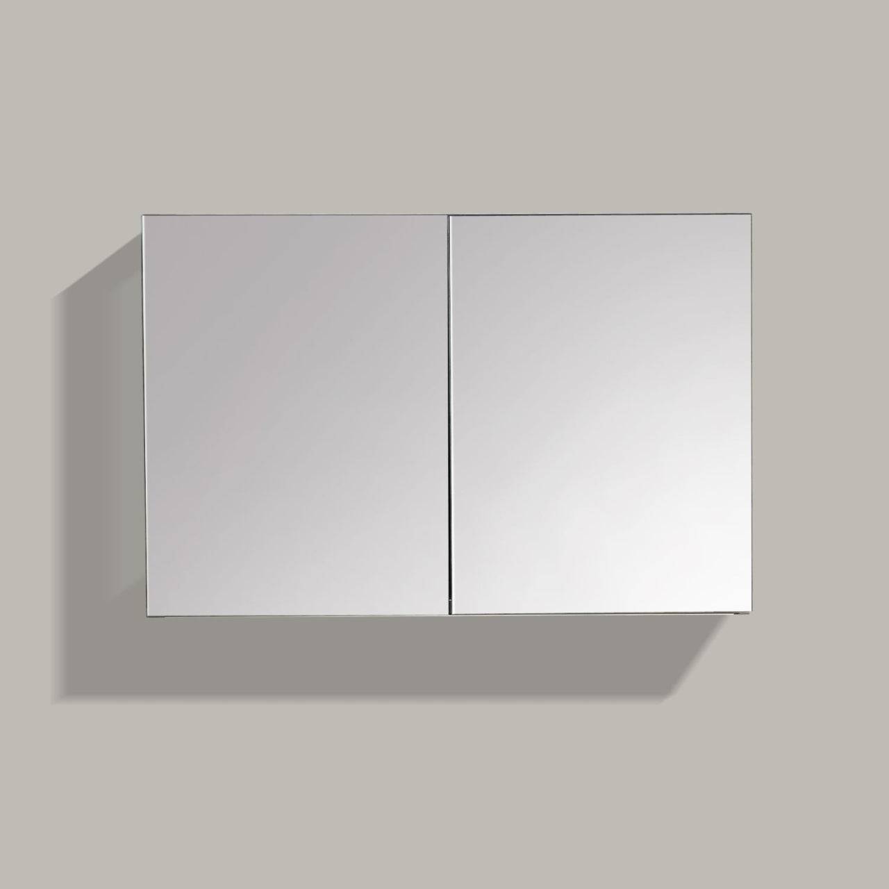 Kube Bath 48" Wide Mirrored Bathroom Medicine Cabinet - Renoz