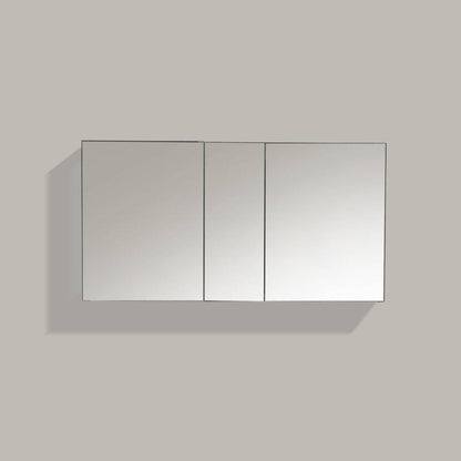Kube Bath 50" Wide Mirrored Bathroom Medicine Cabinet - Renoz