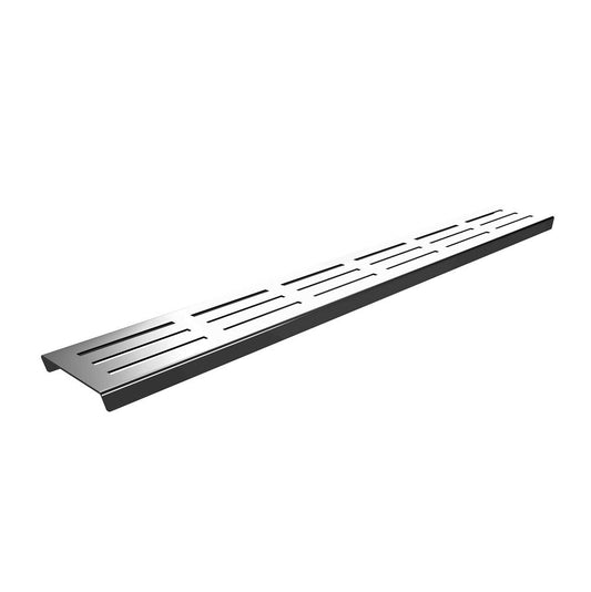 Zitta A2 Stainless Steel 26" Linear Flange Edge SS Channel With Linear Drain Cover and ABS Coupling Set