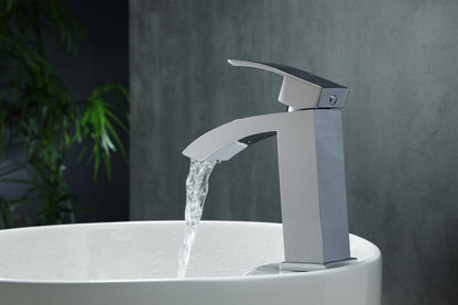 Kube Bath Aqua Balzo 6" Single Lever Wide Spread Bathroom Vanity Faucet - AFB053 - Renoz