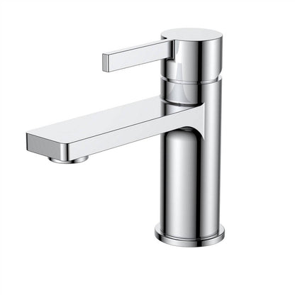 Kube Bath Aqua Sotto Single Lever Wide Spread Bathroom Vanity Faucet Chrome - Renoz