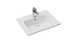 Streamline Cavalli ALD-SLIM61 Slim Drop-in Or Wall Mount Basin Bathroom Sink