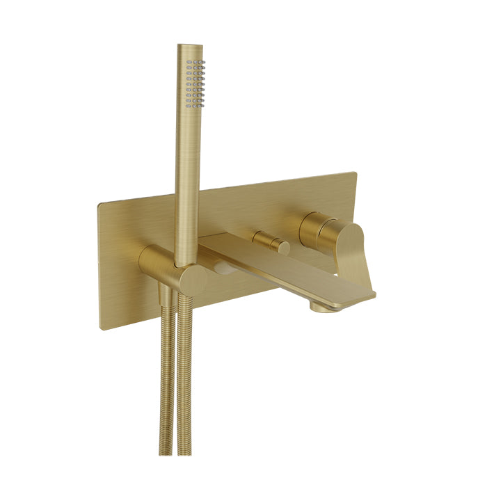 Baril Wall-mounted Bath Tap With Hand Shower (PROFILE B46)