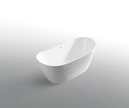 Bagno Italia Bellagio 66" x 32" x 27" Glossy White One Piece Freestanding Bathtub BG612169 - Renoz