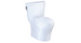 Toilette Toto Aquia IV Arc - 1,28 GPF et 0,9 GPF, hauteur universelle - Connexion Washlet+