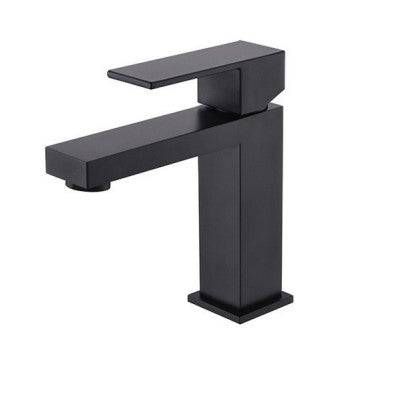 Streamline Cavalli 6.44" Titan Square Single Hole Bathroom Sink Faucet