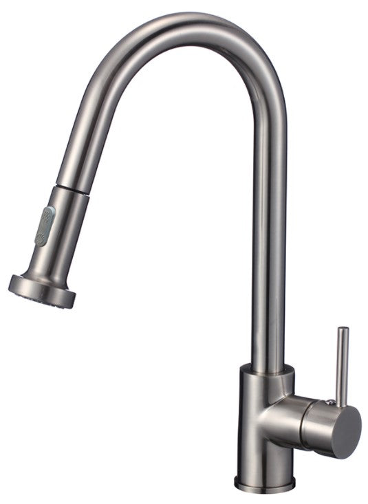 Streamline Cavalli Titra 16.16" Single Handle Pull Down Dual Spray Kitchen Faucet