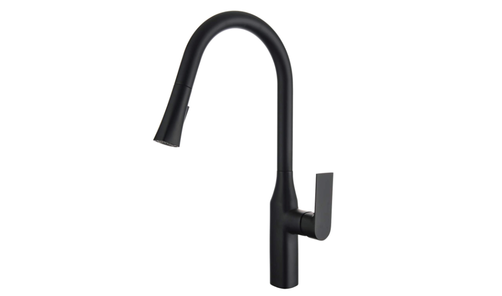 Streamline Cavalli Anatra 18.5" Single Handle Pull Down Dual Spray Kitchen Faucet