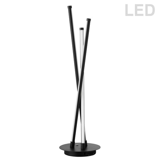 Dainolite 13W Table Lamp Black Finish