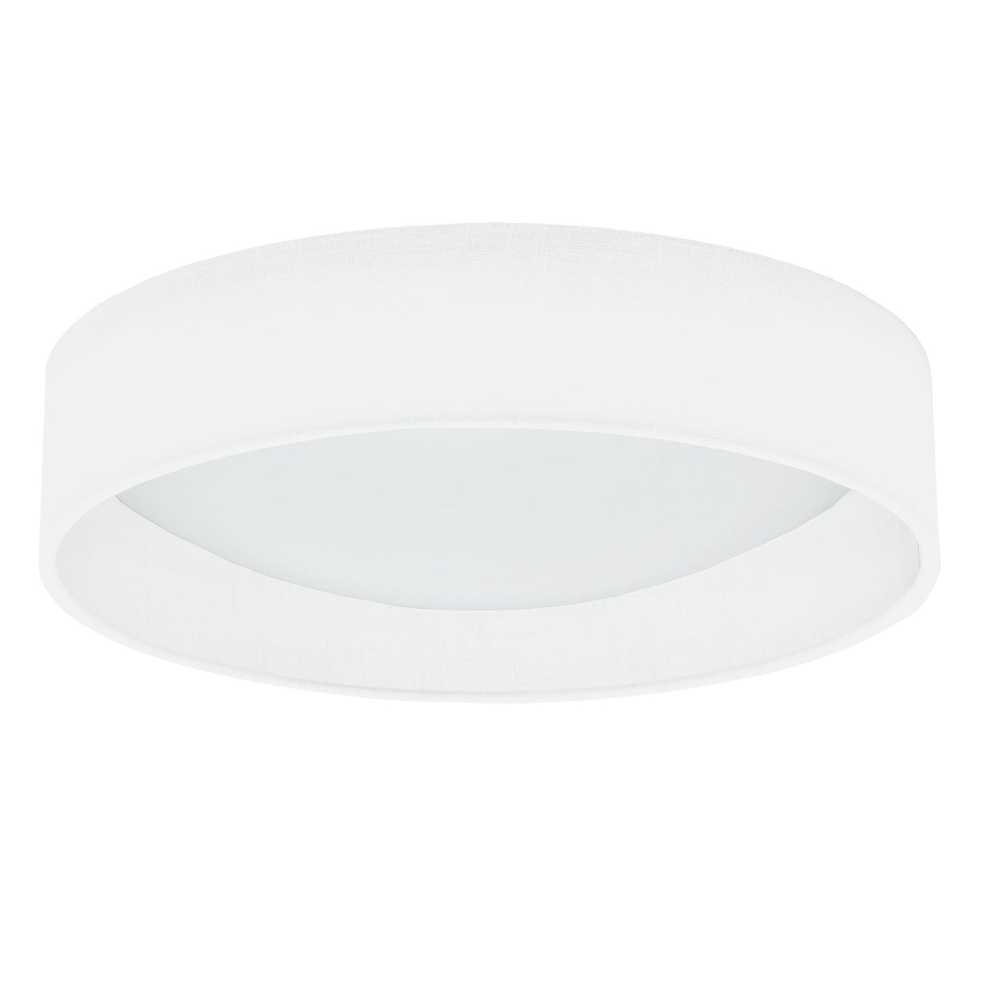 Dainolite LED Flush Mount, Satin Chrome Finish, Eggshell Shade - Renoz