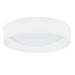 Dainolite LED Flush Mount, Satin Chrome Finish, Eggshell Shade - Renoz