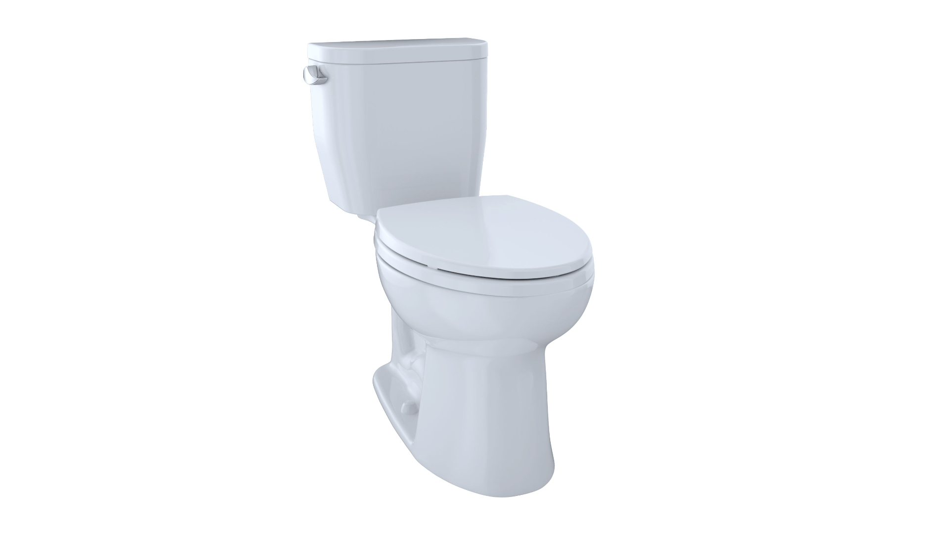 TOTO Entrada Elongated Toilet - Comfort Height - Cotton White