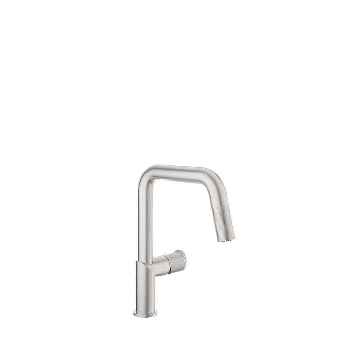 Baril Single Hole Kitchen Faucet With 2 Jet Pull-out Spray (VISION IV)