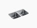Kohler - Undertone Preserve Undermount Double-Equal Bowl Kitchen Sink 31-1/2