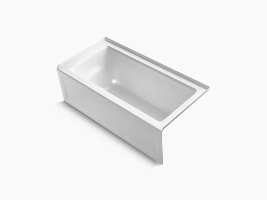 Kohler - Archer 60" X 30" Alcove Bath With Integral Apron, Integral Flange And Right-Hand Drain