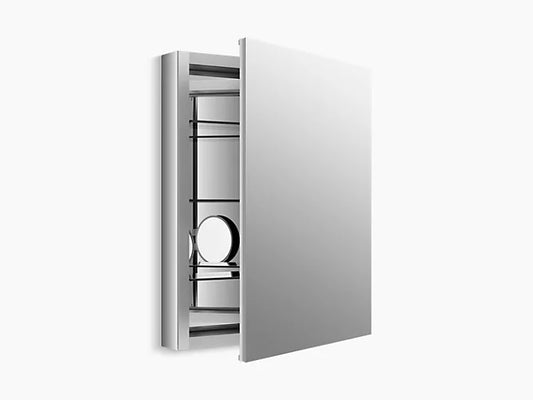Kohler Verdera®24"W X 30"H Aluminum Medicine Cabinet With Adjustable Flip-Out Flat Mirror