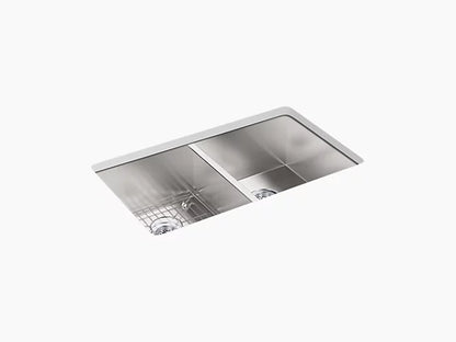 Kohler - Vault Top/Undermount Double-Bowl Kitchen Sink 33"