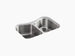 Kohler - Staccato Undermount Double-Equal Kitchen Sink 31-5/8