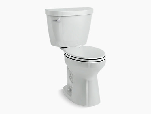 Kohler Cimarron Comfort Height Two-piece Elongated toilet, 1.28 GPF Ice Grey With Seat