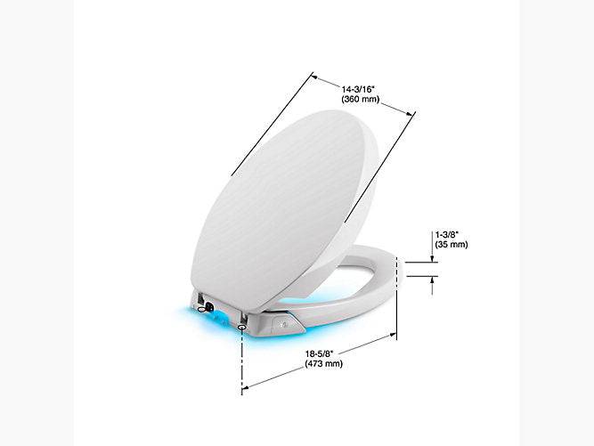 Kohler Purefresh Elongated Toilet Seat