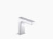 Kohler Strayt Touchless Faucet With Kinesis Sensor Technology and Temperature Mixer, DC-Powered 104S37-SANA