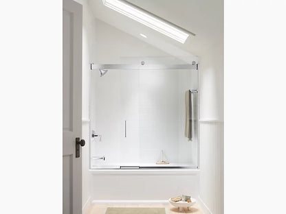 Kohler - Baignoire en alcôve Archer 60" X 30" avec tablier intégré, bride intégrée et drain à gauche