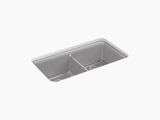 Kohler - 33-1/2" Undermount Double-Bowl Kitchen Sink