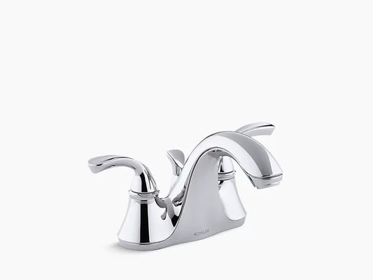 Kohler Forté Centerset Bathroom Sink Faucet With Sculpted Lever Handles 10270-4
