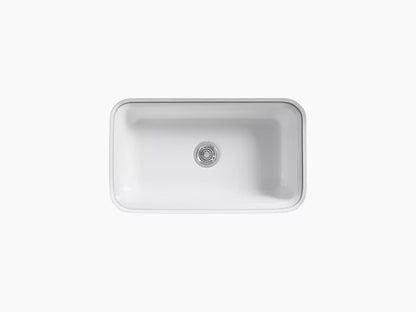Kohler - Bakersfield Undermount Single-Bowl Kitchen Sink With 5 Faucet Holes 31" X 22" X 8-5/8"