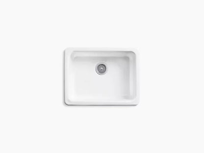 Kohler - 24-1/4" X 18-3/4" X 8-1/4" Top-Mount/Undermount Single-Bowl Kitchen Sink