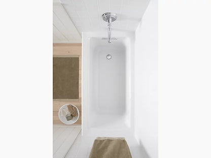 Kohler - Baignoire en alcôve Archer 60" X 30" avec tablier intégré, bride intégrée et drain à gauche