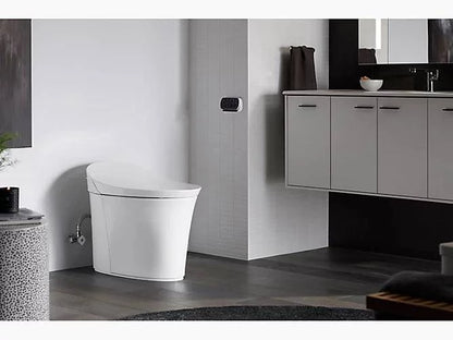 Kohler Veil Comfort Height Intelligent Compact Elongated Dual Flush Chair Height Toilet