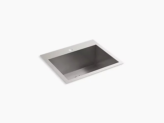 Kohler - Vault Top/Undermount Single-Bowl Kitchen Sink 23"