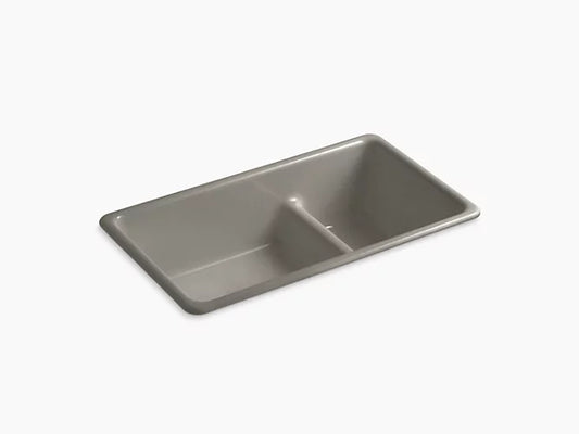 Kohler - 33" X 18-3/4" X 9-5/8" Smart Divide® Top-Mount/Undermount Large/Medium Kitchen Sink