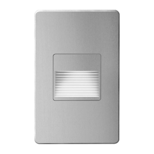 Dainolite LED 3" Indoor/Outdoor Brushed Aluminum Step/Wall Light