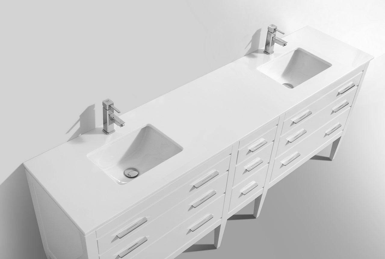 Kube Bath Eiffel Vanity Collection Single Sink and Double Sink - Renoz
