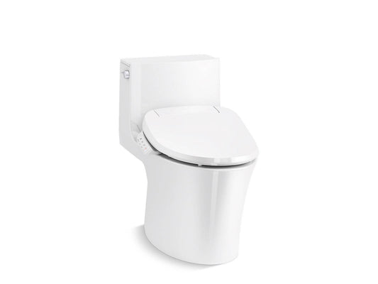 Kohler Veil Toilette allongée monobloc à double chasse avec siphon à jupe et cordons dissimulés