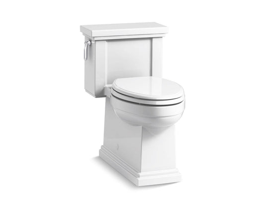 Kohler Toilette monobloc allongée compacte à hauteur de chaise 1,28 Gpf Tresham Comfort Height avec siège à fermeture silencieuse
