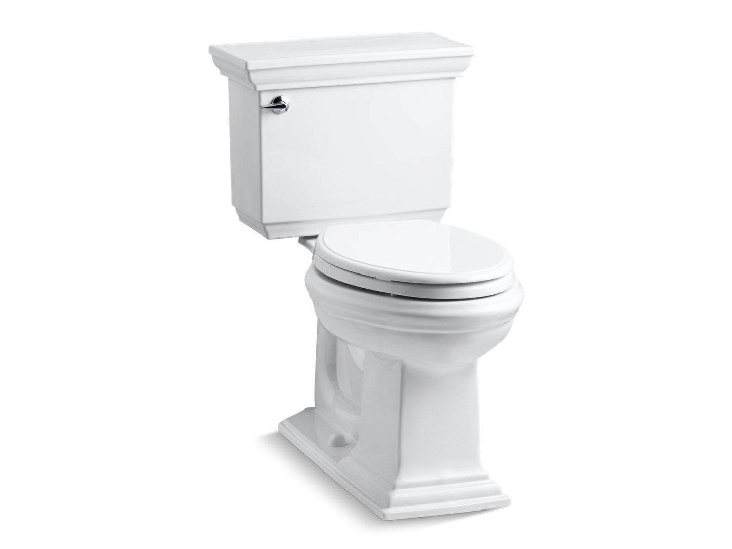 Kohler Memoirs Stately Comfort Height Two-Piece Elongated 1.28 Gpf Chair Height Toilet - K-3817-0