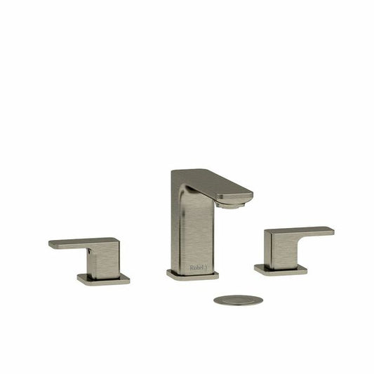Riobel Equinox Modern 4 5/8" Widespread Lavatory Faucet- Brushed Nickel