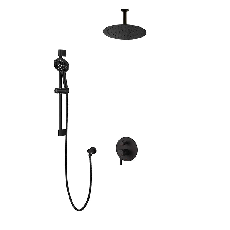 Kodaen Elegante  2-way pressure balanced shower system w/ sliding bar (Shower Head + Hand Shower) - F54104