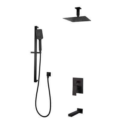 Kodaen Madison 3-Way Pressure Balanced Shower System W/ Sliding Bar