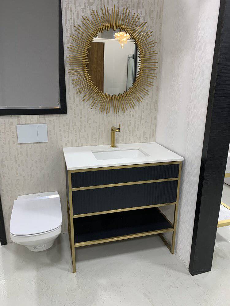 Bagno Italia Geneva Bathroom Vanity Collection (Linen Cabinet Sold Separately) - Renoz