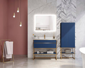 Bagno Italia Geneva Bathroom Vanity Collection (Linen Cabinet Sold Separately)