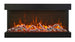 Amantii Tru View Extra Tall- Extra Long – 3 Sided Glass / Indoor or Outdoor Electric Fireplace