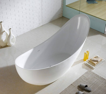 Kube Salto Free Standing Bathtub Collection in 67" and 80" - Renoz