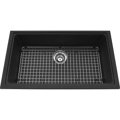 Kindred 31.56" x 18.12" Sanitized Single Bowl Undermount Kitchen Sink- Granite Onyx