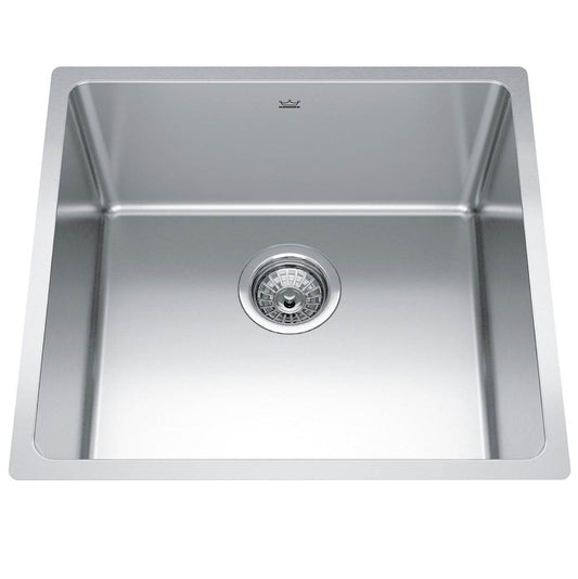 Kindred Brookmore 19.5" x 18.12" Undermount Single Bowl Stainless Steel Kitchen Sink Model
