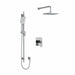 Riobel Equinox Type T/P (Thermostatic/Pressure Balance) 1/2 Inch Coaxial 2-Way System With Hand Shower And 8